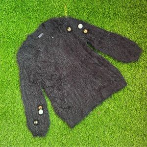 ZARA fur knit top